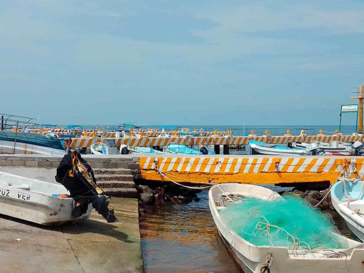 Rehabilitan muro de pescadores en Veracruz