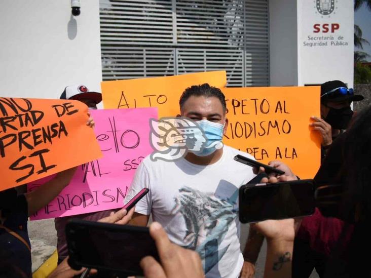 Periodistas del Puerto exigen justicia por colegas agredidos en zona sur