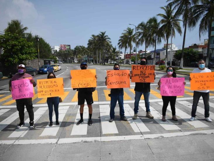 Periodistas del Puerto exigen justicia por colegas agredidos en zona sur