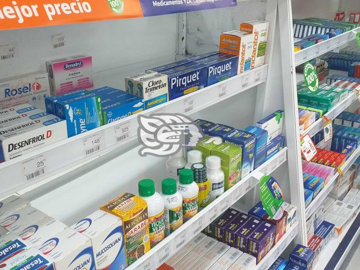 En Agua Dulce, medicamentos de patente escasean en farmacias