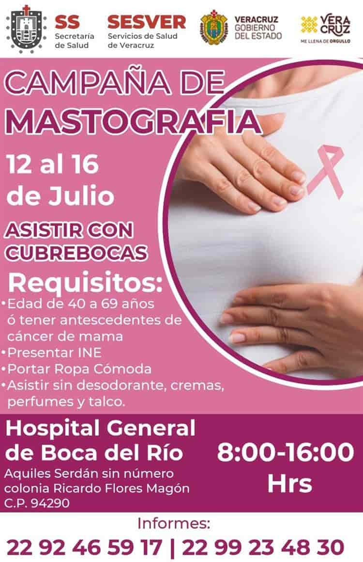 Invitan a mujeres para campaña de Mastografía