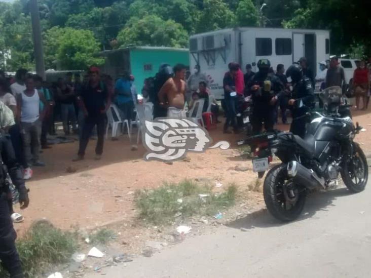 Arrestan a centroamericano en Coatzacoalcos por alterar el orden