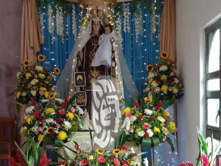 Con sana distancia, festejarán a la Virgen del Carmen en Agua Dulce