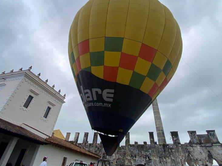 Hacen pruebas de globos aerostáticos, previo a Festival del Globo Tratados de Córdoba