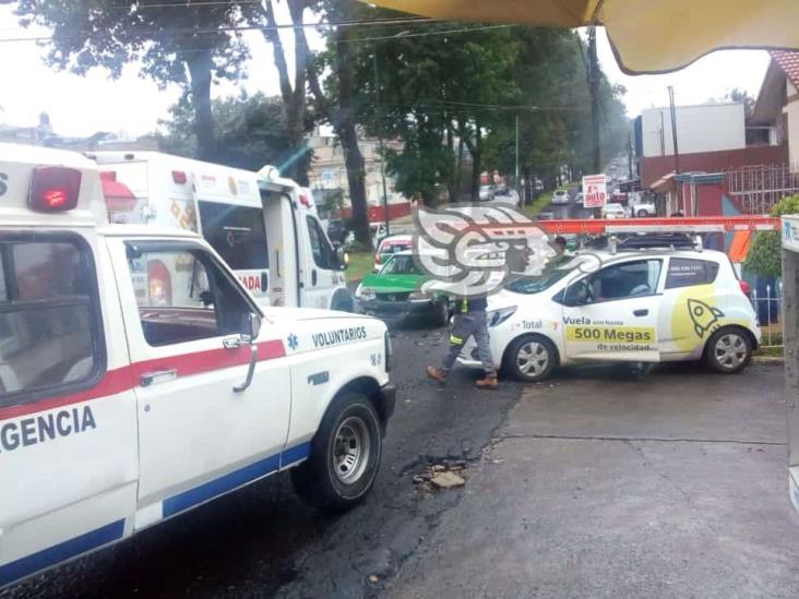 Choque en la Progreso Macuiltépetl deja dos lesionados en Xalapa