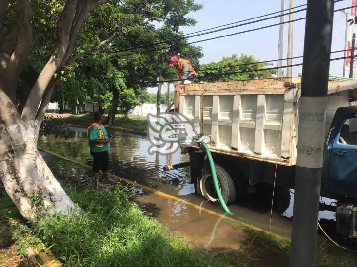 Se desborda Laguna de Lagartos tras fuertes lluvias