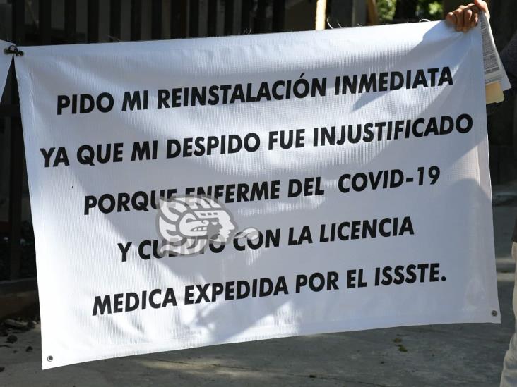 Exempleado de la Secretaría de Salud denuncia despido injustificado por padecer Covid