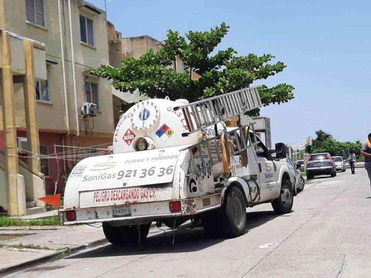 Sujetos armados asaltan a gaseros en Veracruz