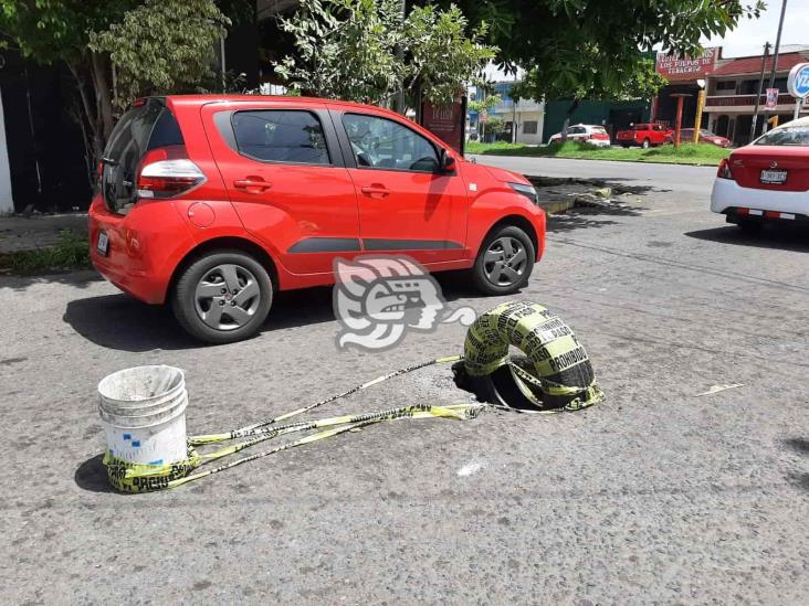 LLenas de baches y hoyos se encuentran calles de puerto de Veraracruz