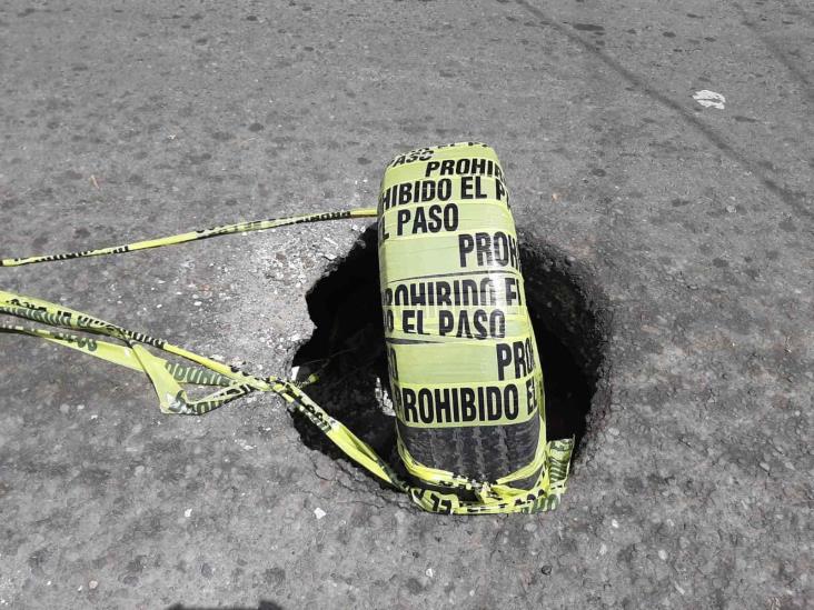 LLenas de baches y hoyos se encuentran calles de puerto de Veraracruz