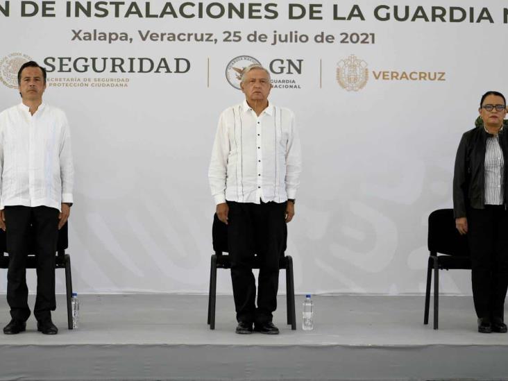 En Veracruz se ha avanzado mucho; Cuitláhuac da un buen ejemplo: AMLO