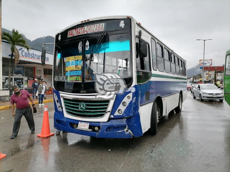 Accidente en calles de Río Blanco deja un lesionado