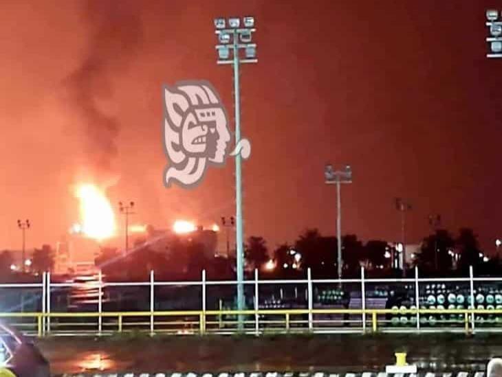 “Chispazo” causó incendio en Terminal de Dos Bocas, confirma Nahle