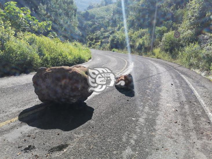 Alertan por caída de piedras y socavones en carreteras de Mendoza y Atzompa