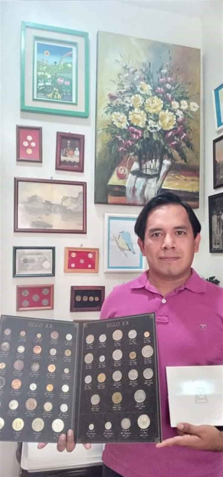 Aumenta interés de coleccionar monedas en Veracruz por divulgación de precios falsos