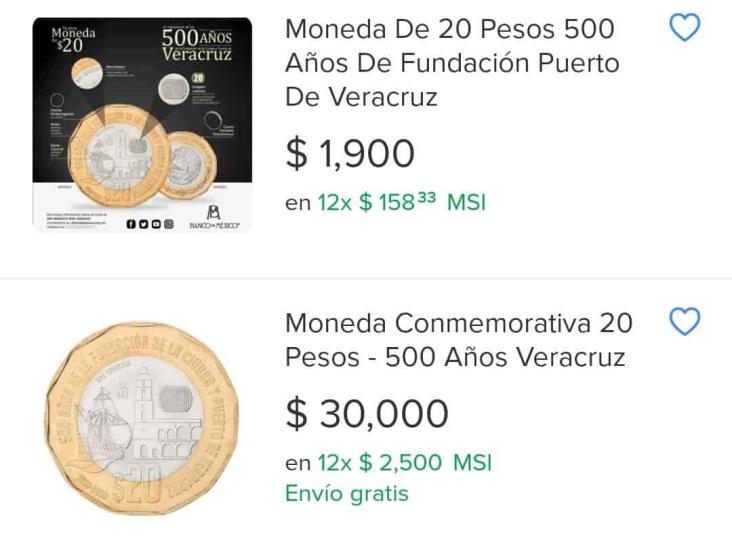 Aumenta interés de coleccionar monedas en Veracruz por divulgación de precios falsos