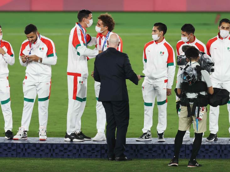 Así fue la entrega de la medalla de bronce para la Selección Mexicana en Tokio 2020