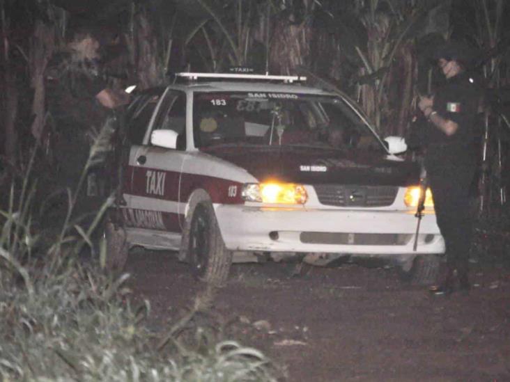 En Tlapacoyan, asesinan a disparos a taxista