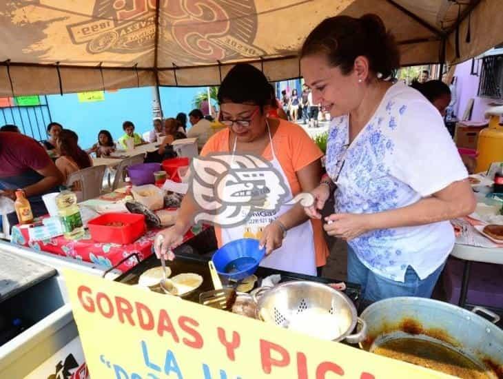 Usaron casi una tonelada de masa para Festival de la Gorda y la Picada en Veracruz