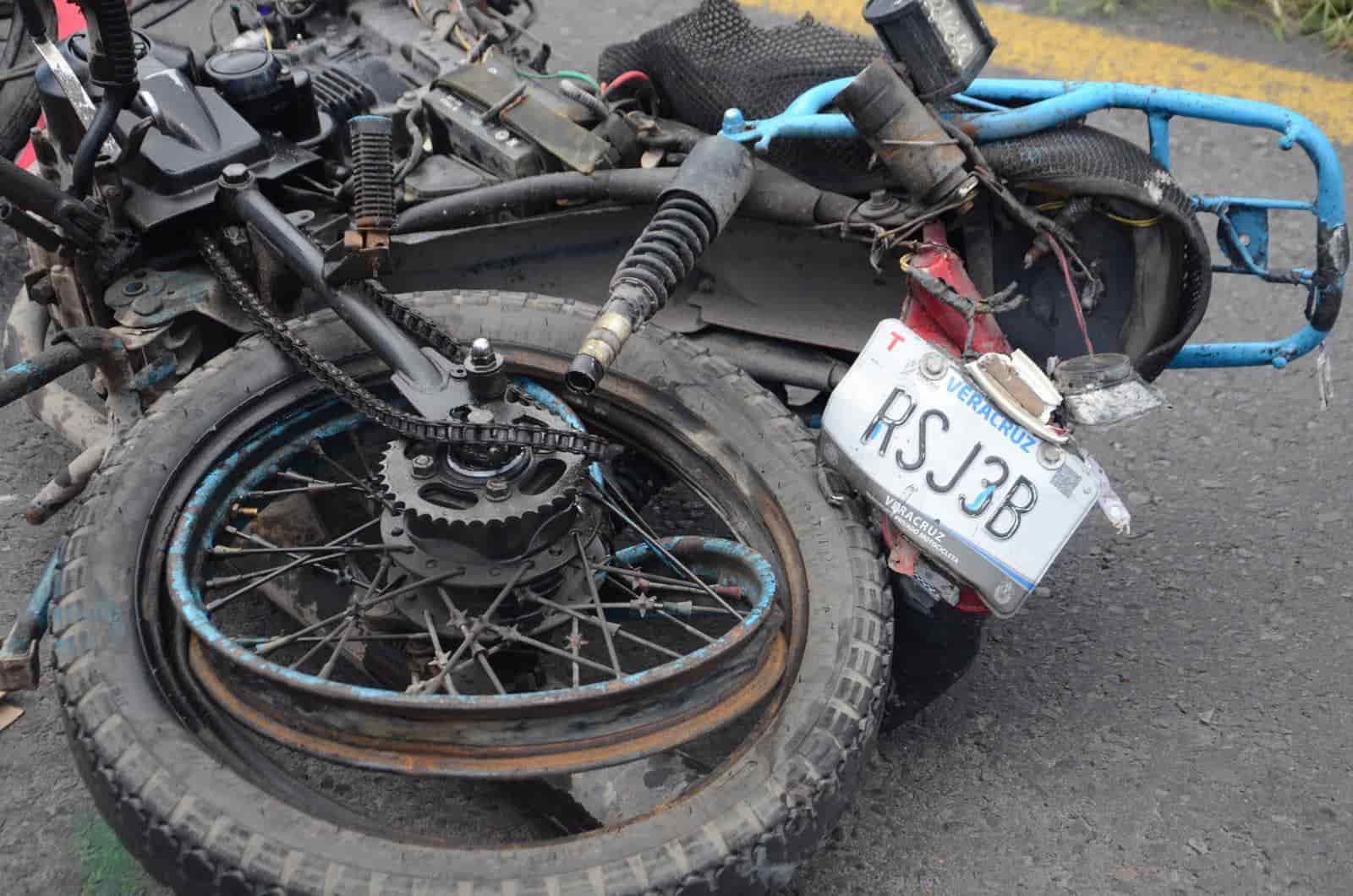 Motociclista Resulta Lesionado Tras Ser Impactado Por Vehículo En Veracruz