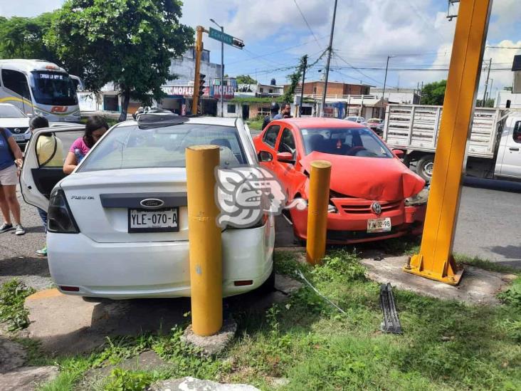 Menor lesionada, saldo de percance automovilístico en Veracruz