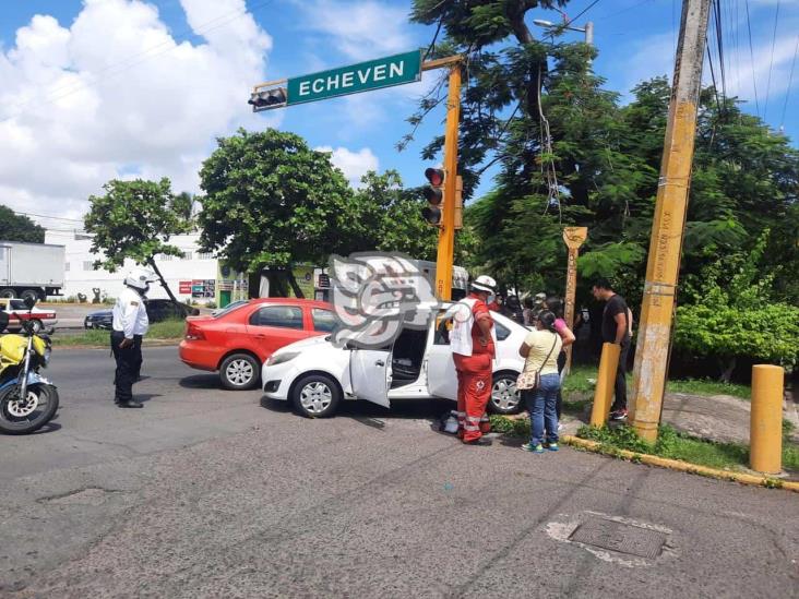 Menor lesionada, saldo de percance automovilístico en Veracruz