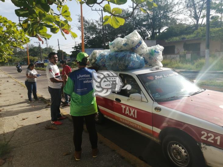 Recaudan más de una tonelada de residuos en inicio del Plastianguis