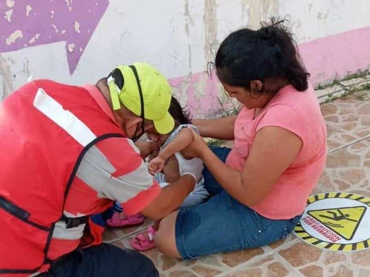 Menor resulta herida en accidente en Lagos de Puente Moreno