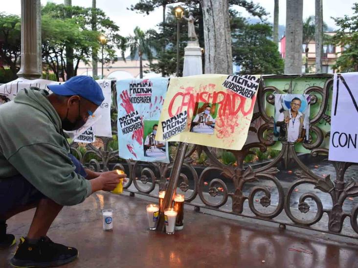 En Orizaba, periodistas exigen justicia tras asesinato del reportero Jacinto Romero