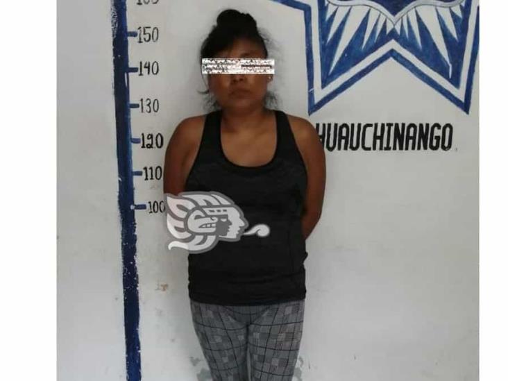 En Puebla, detienen a mujer por presuntamente explotar a su hija