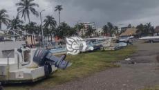 Alerta de huracán Grace, afectó a servicios turísticos lamentan lancheros de Veracruz