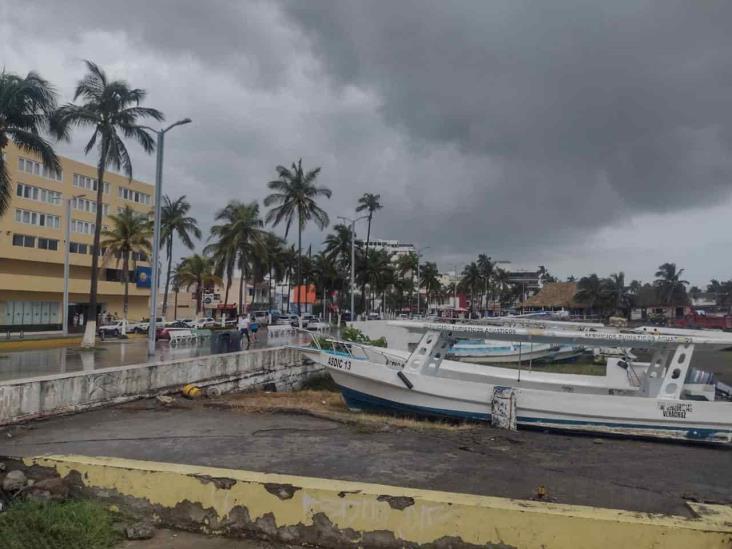 Alerta de huracán Grace, afectó a servicios turísticos lamentan lancheros de Veracruz