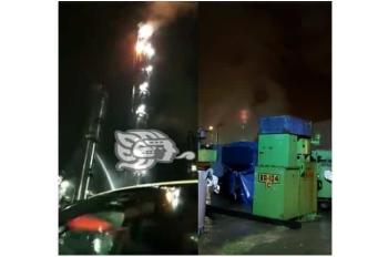 Rayo impacta torre de etileno en Cangrejera y provoca incendio


