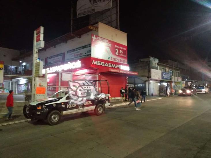 Ebrio sujeto dispara en la zona de Plaza Cristal, en Xalapa