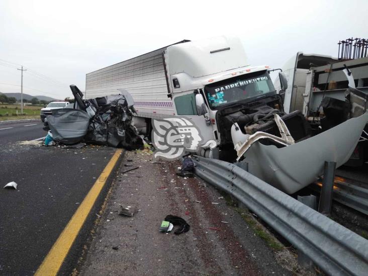 Fatal accidente en la Puebla-Orizaba deja dos fallecidos