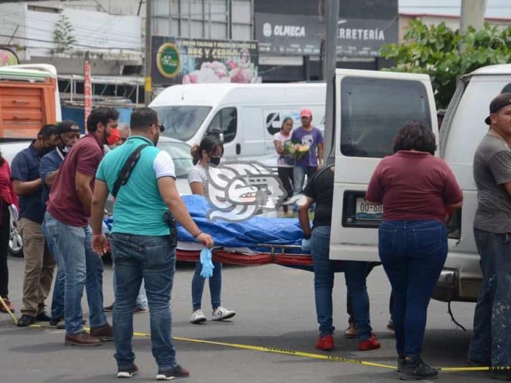 Motociclista es aplastado por camión de carga en Zona Industrial de Veracruz