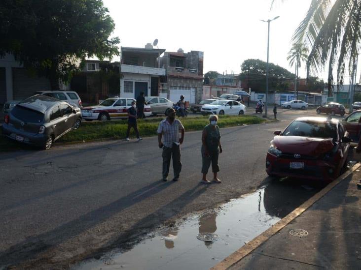 Al menos dos choques se registran en calles del puerto de Veracruz