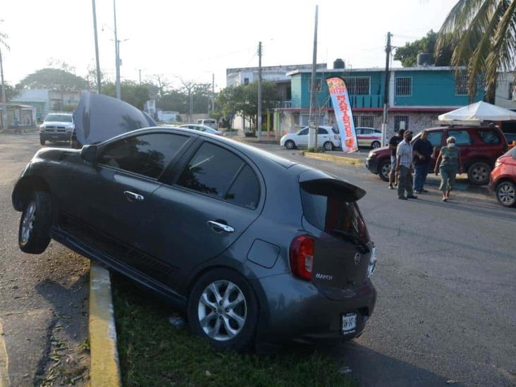 Al menos dos choques se registran en calles del puerto de Veracruz