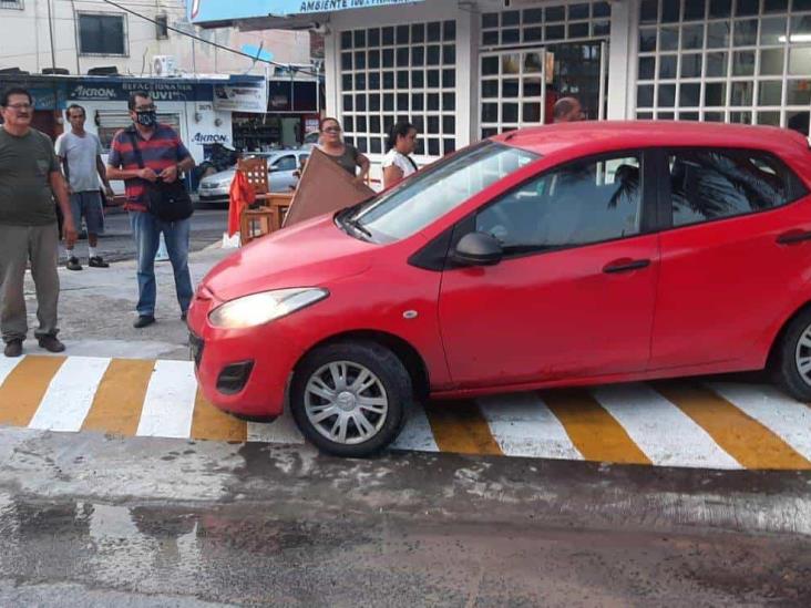 Al menos dos choques se registran en calles del puerto de Veracruz