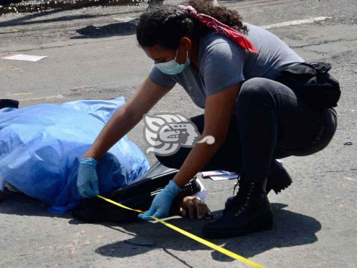 Urbano atropella a peatón en el centro de Veracruz