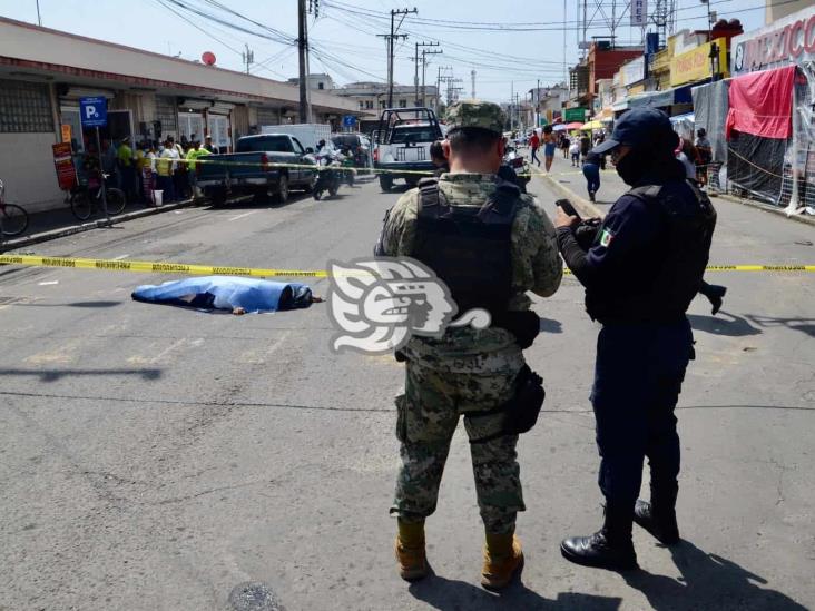 Urbano atropella a peatón en el centro de Veracruz