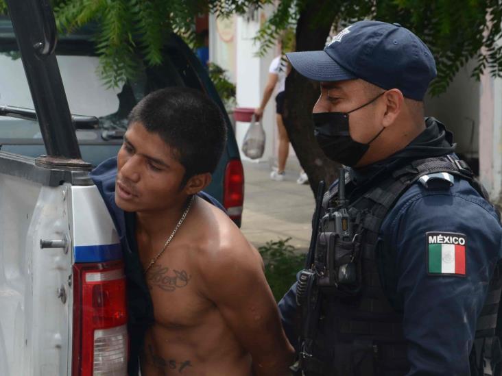 Se registra riña entre dos franeleros en calles de Veracruz