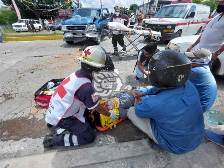 Trágico accidente deja dos personas lesionadas y cobra la vida de una bebe