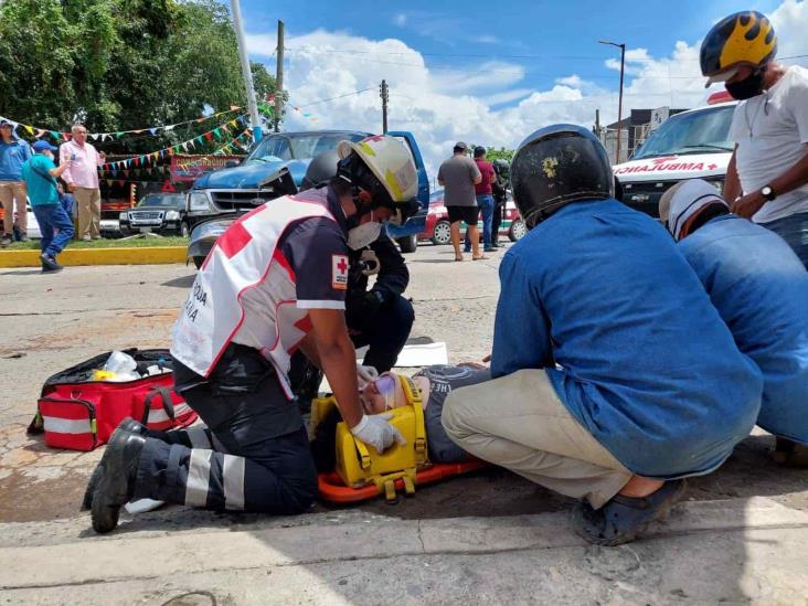 Trágico accidente deja dos personas lesionadas y cobra la vida de una bebe