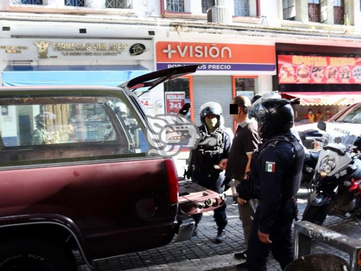 Espectacular persecución a hombre que intentó burlar a agentes de Tránsito en Xalapa