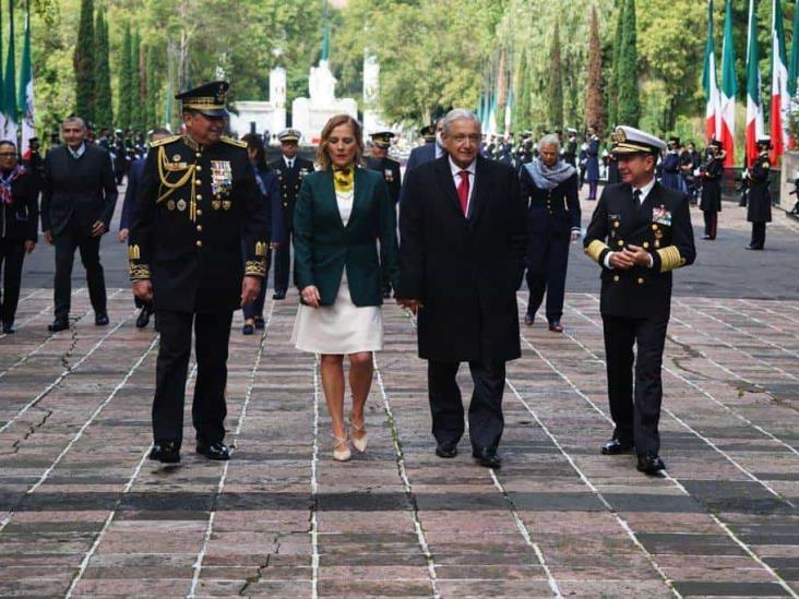 Encabeza AMLO aniversario de la defensa de los Niños Héroes de Chapultepec