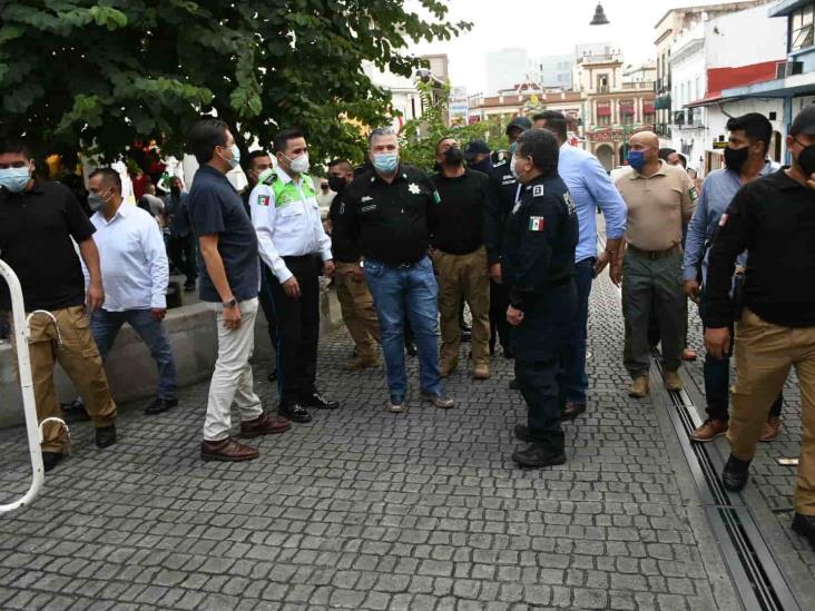 Cierran acceso para evitar aglomeraciones en Xalapa; encabeza SSP operativo por Grito