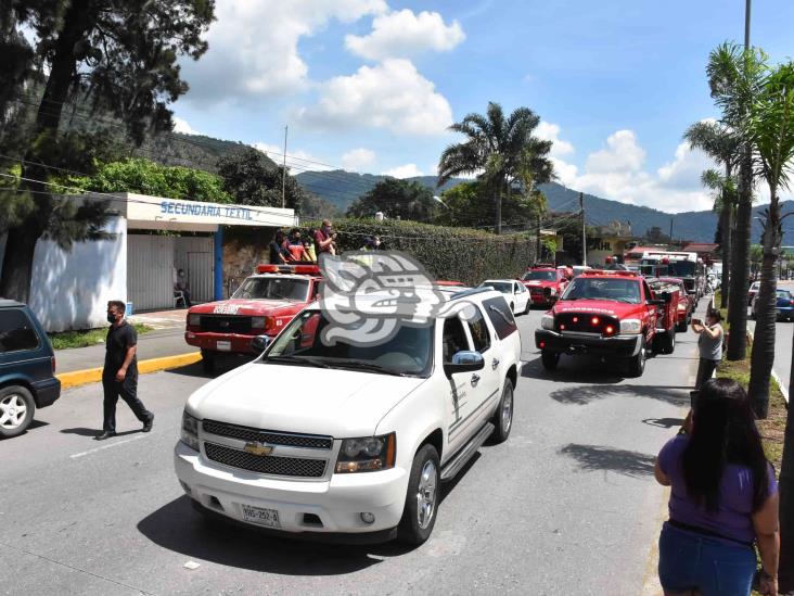 Despiden a fundador de Bomberos de Nogales, fallecido por covid