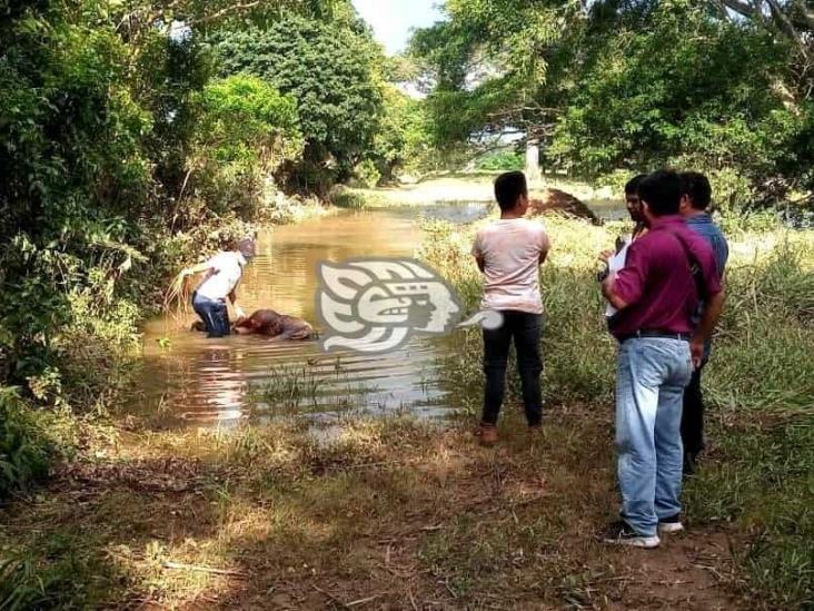 Localizan cadáver a un costado del río en rancho de Jesús Carranza 
