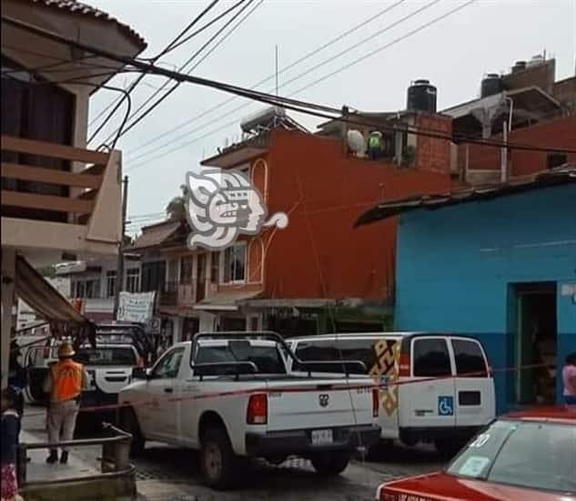 Gasero se electrocuta en tortillería de Coscomatepec